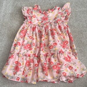 Christian Siriano Pink Floral Kids Dress